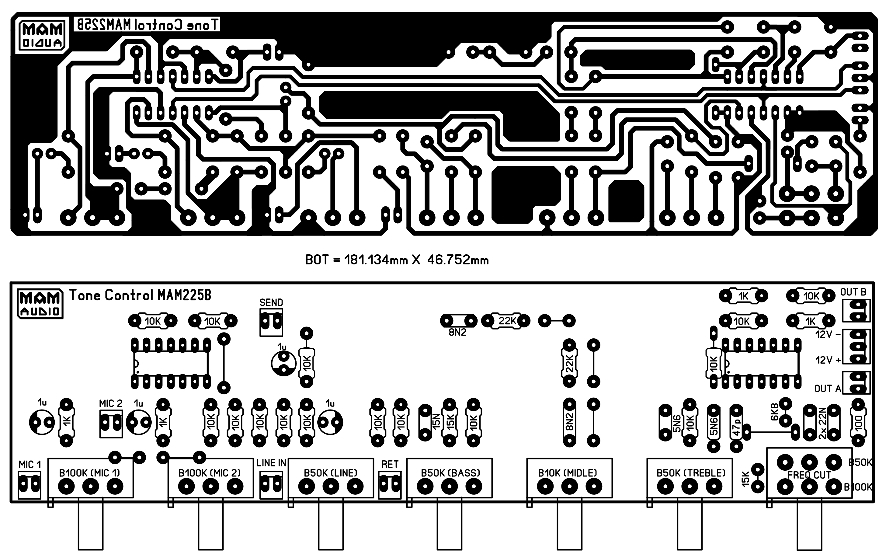 Gambar Tone Control MAM225B (untuk TOA)