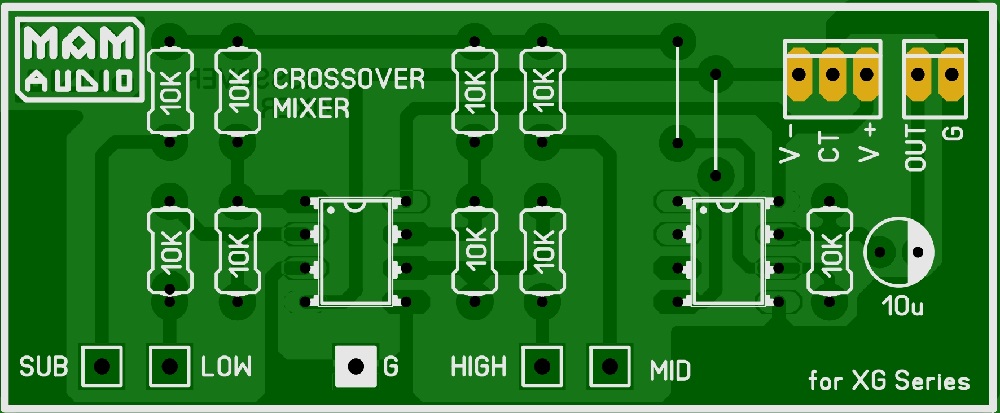 Gambar Crossover Mixer (Penyampur Output Crossover)