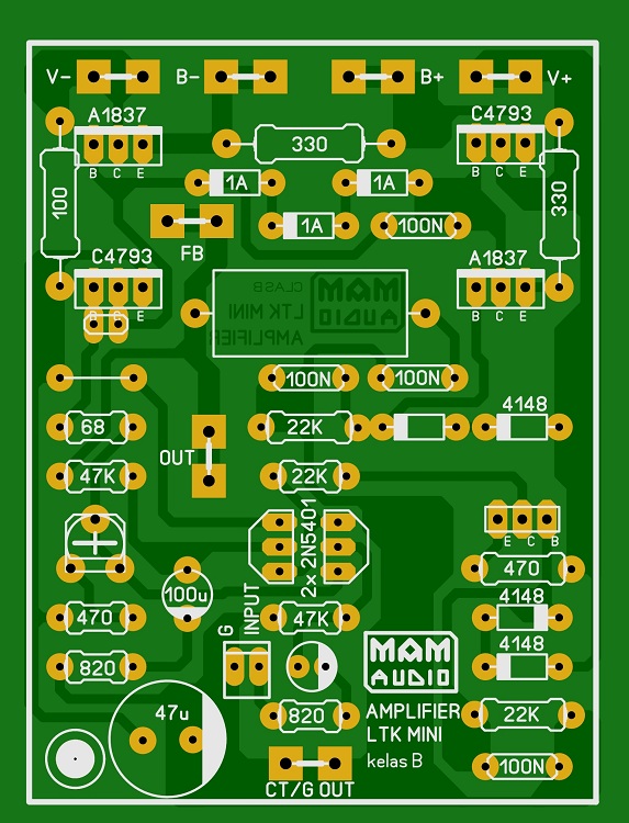 Gambar miniLTK Amplifier