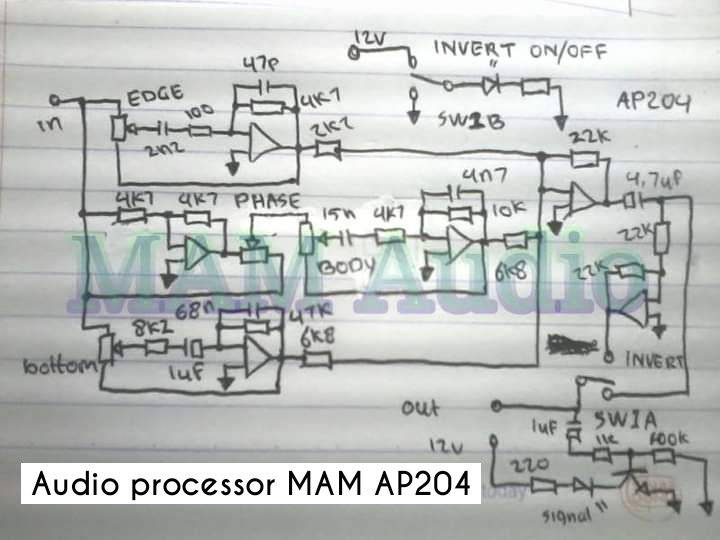 Gambar Audio processor MAM AP204