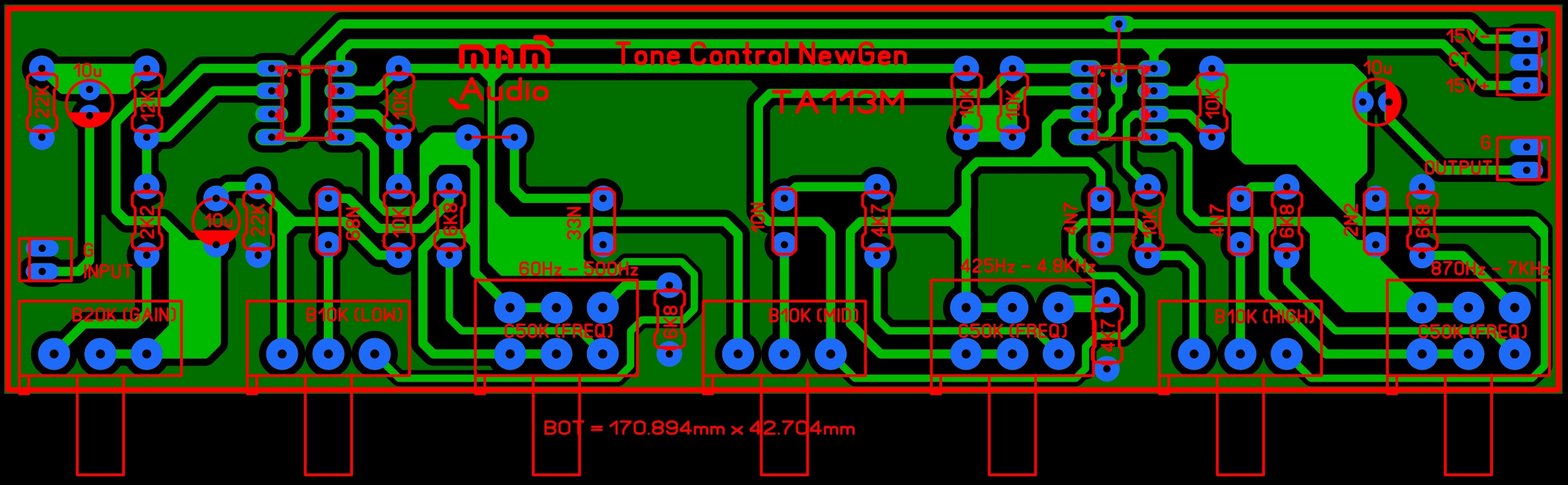 Gambar Equalizer parametrik NewGen TA113